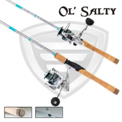 Favorite Fishing Ol' Salty Spinning Combo -Deals US Rods And Reels Store OlSaltySpinningCombo
