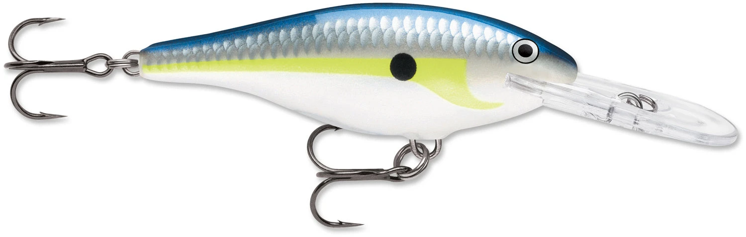 Rapala Shad Rap 2 1/2 Inch Medium Diving Crankbait SR06 3 Rapala Shad Rap 2 1/2 Inch Medium Diving Crankbait SR06