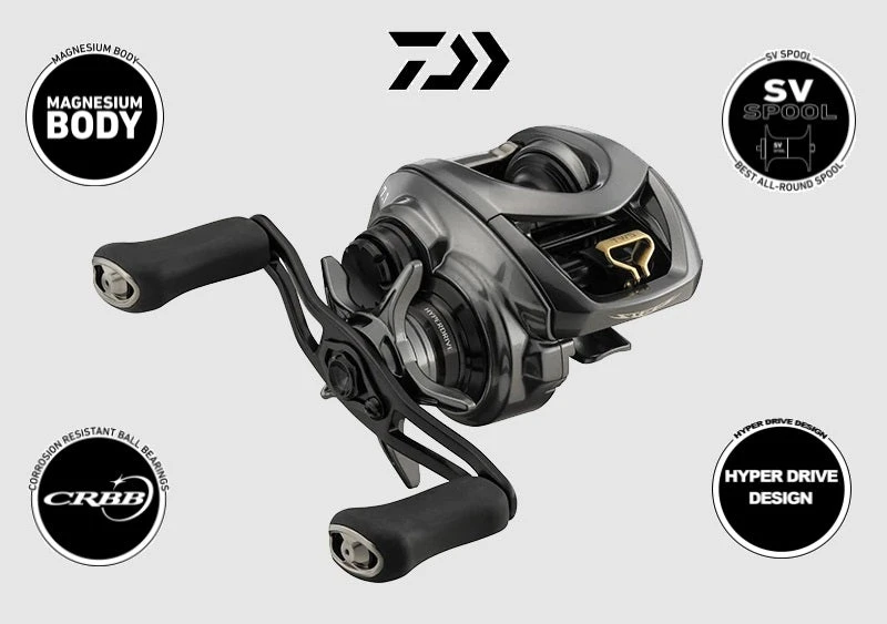 Daiwa Steez CT SV Baitcasting Reel 7 Daiwa Steez CT SV Baitcasting Reel - Image 5