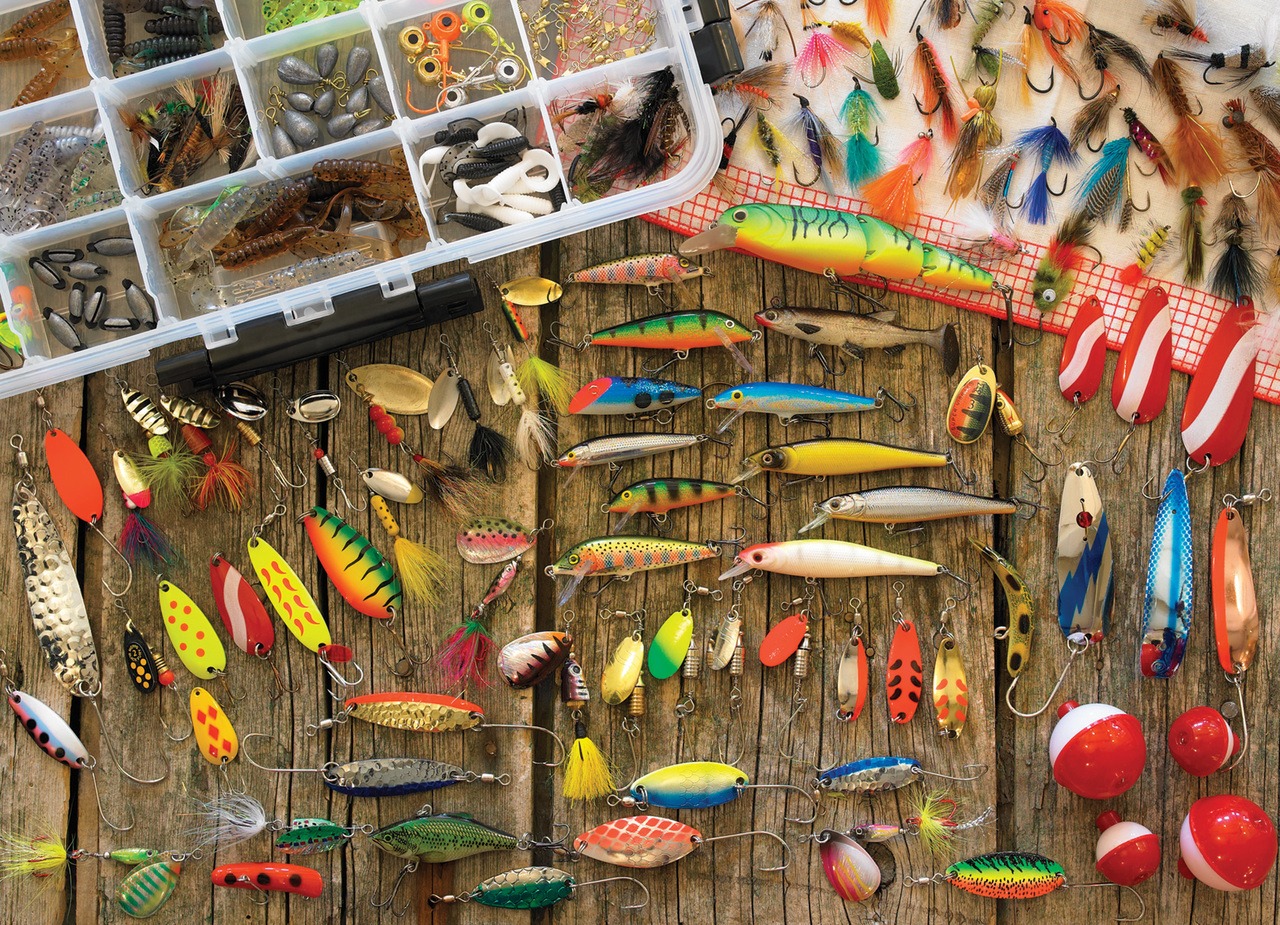 Deals US Rods And Reels Store -Deals US Rods And Reels Store puzzelwereld legpuzzel cobble hill fishing lures 1000 p